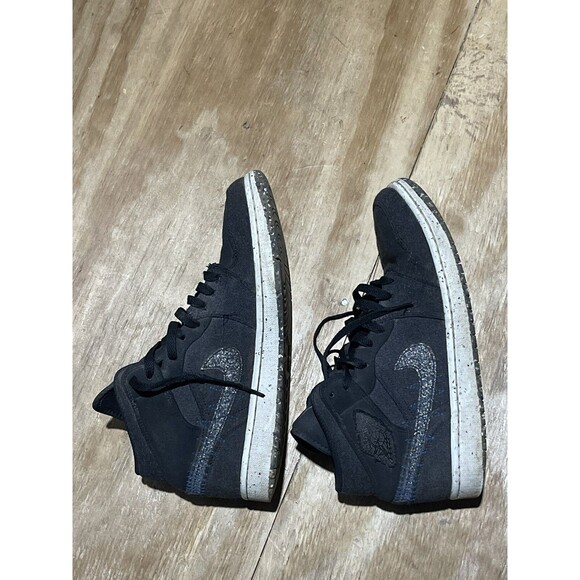 Nike Air Jordan 1 Mid SE Shoes Black Racer Blue Men’s Size 9 Athletic DM3529-001 - Picture 5 of 12